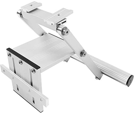 Guía de sierra circular, riel de mesa, aleación de aluminio para carpintería, potente de riel de guía de sierra circular con clip para corte de paneles