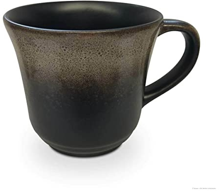 Bunzlauer keramik sehr großer 500 ml Jumbo Kaffeebecher/Teetasse – Ø 11 cm, leicht geschwungene Silhouette, 10 cm hoch (Dekor ZACIEK)