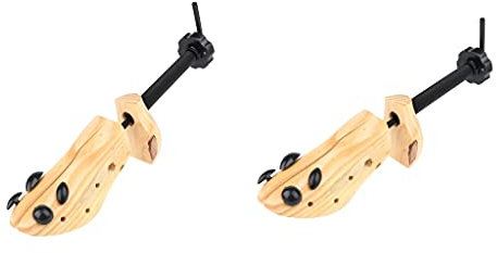 ZJCNHY Shoe Stretcher 2Pcs Wooden Adjustable Shoe Stretcher 2 Way Cedar Unisex Shaper Shoe Expander Shoe Trees for Men Women