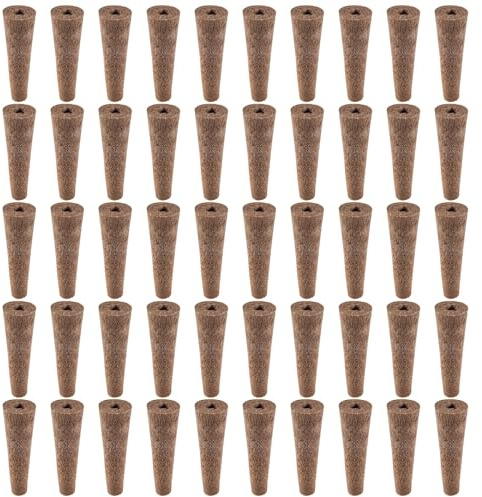 Tagtight 50 Pack Samen Wachstumsschwämme, Samenkapseln Ersatzwurzel für Hydroponisches Anzuchtsystem, Hydroponik Saatkulturmedium, Wurzelwachstumsschwämme