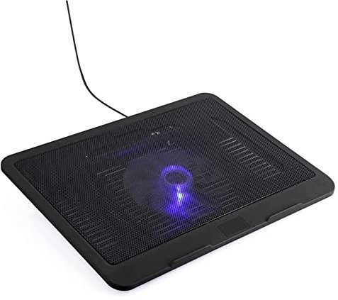 Laptop Cooler Stand Laptop Cooling Fan Laptop Cooling Pad Base With 200mm Big Silent Fan USB Stand For 14 Or Below Notebook Laptop Cooling Pad Laptop Cooler Pad (Color : Black, Size : 33 * 25 * 3cm)