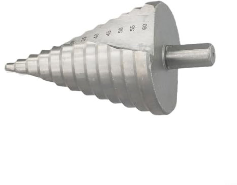 6–60 mm Stufenbohrer, Pagodenbohrer, Spiralbohrer, multifunktionaler Holzmetall-Lochschneider, HSS-Spiralnuten, Sechskantschaft zum Schneiden von Bohrlöchern