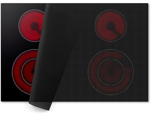 PAWBOSE Große Induktion schutzmatte, Transluzent Silikon Induktionskochfeld Schutzmatte (magnetisch)，52x78cm Induction Cooker Silikonmatte, Wärmeisolierte Pad für Induktionsherd