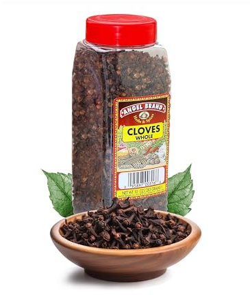 Angel Brand Whole Cloves – Harvested from dried clove tree buds, add bold flavor with hints of sweetness and spice. Ideal for baking – Fresh, Aromatic Cloves for Cooking, Baking, and Beverages