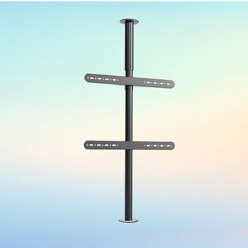 LCD TV 360 Grad Drehbarer Rahmen - Neigbar 360 Grad Drehbar Fernsehtisch, Bodenständer Trennwand Drehbares Gestell, TV-Schrank Drehbare Basis, LCD-TV-Trennwandhalterung(850-1095mm)
