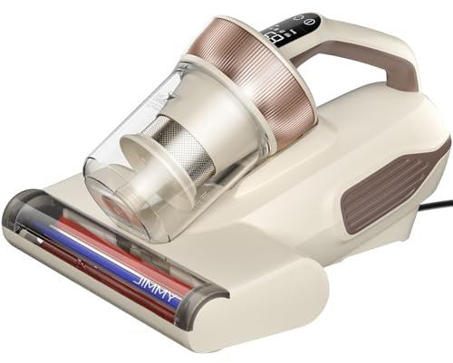 Jimmy BX6 Lite Aspiratore per materassi 15kPa 600 W aspiratore materasso con sensore di polvere, funzione aria calda, luce UV-C, tecnologia ad ultrasuoni, aspirapolvere a mano per materasso, divano,