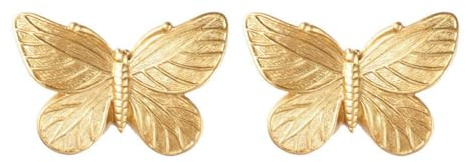 LXZSMH legacci per Tende, legacci per Tende, Fermatenda magnetici for Tende, Confezione da 2, a Farfalla, for Tende, fermatende Decorativi Eleganti for Esterni(Golden)