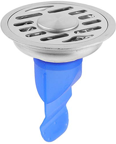 HAOHIZE Runder Duschablauf, Edelstahl-Duschablauf-Set, Duschbodenablauf, Badezimmer-Bodenablauf, Duschablaufabdeckung, Haarfänger, Bodenablauffilter, Abfallablauf, (9 cm)