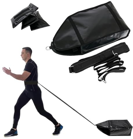 Équipement de gym à pousser de traîneau | Entraîneur de luge à poids réglable | Entraîneur de traîneau | Sac de sable compact | Équipement de gym portable pour entraînement de vitesse Sprinter