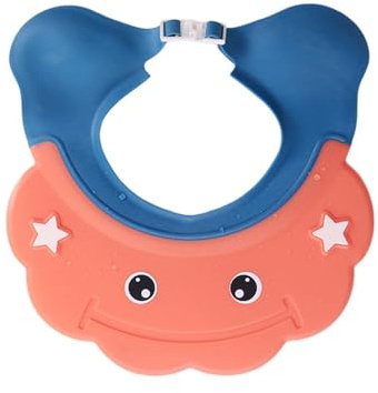 Cueva de ducha para niños pequeños, gorro de baño para niños pequeños con protección avanzada para los oídos, gorro de seguridad para el hogar, viajes, escuela