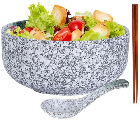 ZPPLD Tazón Cerámica Ramen,Cuenco Japonés Cerámica Ramen,Ensaladera Cerámican,Ramen Bowl con cuchara Palillos,Tazones sopa Porcelana,Apto para Lavavajillas y Microondas (verde)
