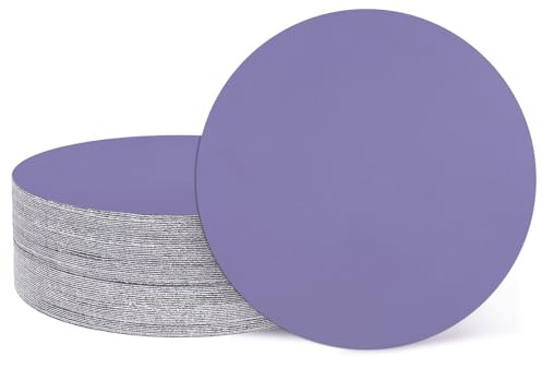 sourcing map Lot de 20 disques de ponçage 76 mm Grain 800 Papier abrasif à crochet et boucle pour le travail du bois, automobile, polissage des métaux, violet