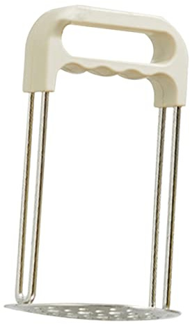 SOIMISS Schiacciapatate Manuale in Acciaio Antiruggine Utensile da Cucina Riutilizzabile per Passata di Verdure e Frutta Schiacciapatate Facile da Pulire