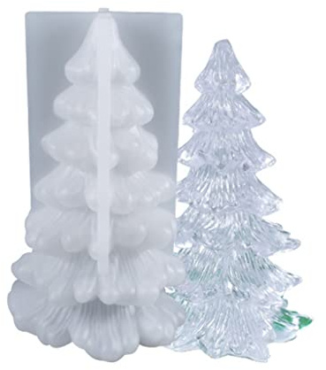 3D Weihnachtsbaum Form, europäische und amerikanische klassische Charaktere, Duftkerze, Materialform, Heimdekoration, Dekorationsform