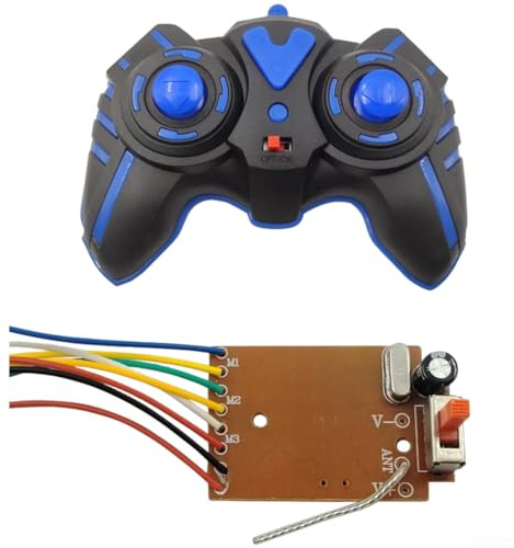 Placa de circuito de control remoto de siete canales de 2.4G, módulo receptor inalámbrico de 6 canales para electrónica de coche RC, pieza de actualización de PCB automotriz con estable y fácil