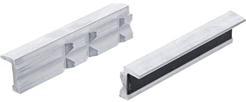 Schutzbacken für Schraubstock 2 Stück – Aluminium, L 125 mm – Schutz und Erhaltung des Schraubstocks D-Work