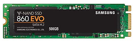 Samsung SSD 860 EVO 500GB M.2 SATA interne SSD (MZ-N6E500BW)