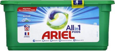 Ariel Allin1 Pods Alpine Waschmittel in Kapseln, 22 Waschgänge