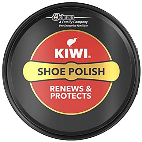 Kiwi Shoe Polish, Renew, Protect & Nourish Leather Shoes, Black, 100 ml, Pack of 12