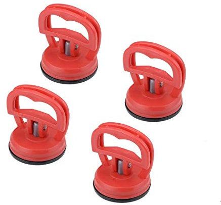 4 Pack Heavy Duty Suction Cups Screen Suction Cup Phone Computer Screen Repair Tools Compatible for iPad, iMac, MacBook, Tablet, Laptop, iPhone, Samsung, Huawei Etc. LCD Screen Opening Tool