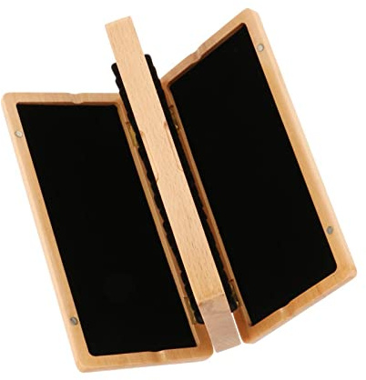 Amagogo Holz Oboe Reed Aufbewahrungskoffer Stack für 40er Blätter