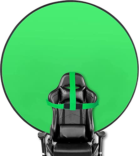 Fondo Fotográfico 145 cm, Pantalla Verde Doble Cara Plegable Reversible para Fotografía, Grabación de Video de Estudio, Transmisión en Vivo