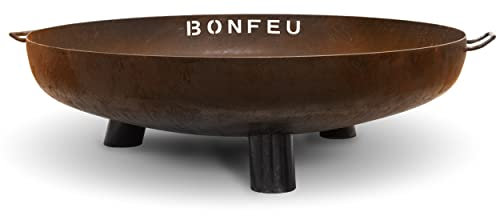BonFeu BonBowl Plus Braciere 60 cm – Braciere per il giardino – Braciere per esterni – Braciere – Braciere per il giardino – 60 x 60 x 23,5 cm