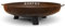 Cuenco de Fuego BonFeu BonBowl Acero Corten - Hoguera de Exterior - Braseros de 60 a 150 cm (Marrón óxido, Ø60 Pies y Asa)