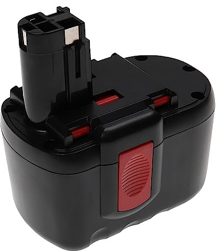 EXTENSILO batteria compatibile con Bosch GSB 24 VE-2, PSB 24VE-2, SAW 24V, GSR 24VE-2, GST 24V utensile elettrico (3300 mAh, NiMH, 24 V)