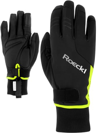 Roeckl Villach 2 Winter Fahrrad Handschuhe lang schwarz/gelb 2023: Größe: 10.5