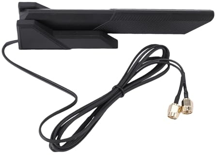Antena WiFi Eterna, 2,4 GHz 5,8 GHz 6 GHz SMA WiFi Antena con Cable de Extensión de 5,5 Pulgadas para PC Computadora de Escritorio PCI PCIe WiFi Tarjeta Bluetooth Enrutador de