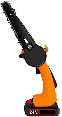 Motosierra, 6 pulgadas Mini Motosierra Hogar de mano Motosierra recargable recargable Pequeña motosierra con una mano Batería de litio Motosierra recargable,mini Motosierra