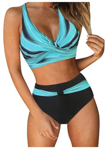 Generisch Bikini Hose Damen Set sexy Tanga mädchen 152 Push up roter Tankinis für größe 50 meerjungfrauenflosse Badeanzug Sport mit Pads Frauen bauchweg große 46/48 sportlich badeanzüge