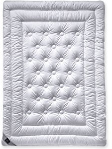 Billerbeck 7120540007 Naturdecke 341 Meisterklasse Duoplus, 155 / 200 cm schlossweiß