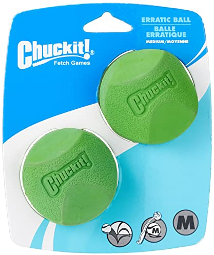 Chuckit! CH20120 Erratic Ball Medium 2-er Pack