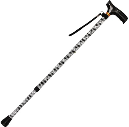 Patterson Medical - Bastón de madera con mango ajustable, color negro