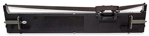 vhbw Farbband Schriftband kompatibel mit Epson LQ-680 | LQ-680K, LQ-690, LQ-690K, LQ680, LQ680K-II, LQ690 Nadeldrucker, Bondrucker - Schwarz - Ersatz für C13S015610, S015610