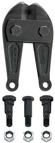VBW 437131 Bolzen-Bündigschneider 45°, Ersatzmesserkopf 460mm 460 mm Silber