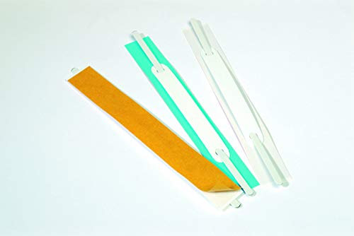 DURABLE Heftstreifen FLEXIFIX®, selbstklebend, 20 x 150 mm, weiß (100 Stück), Sie erhalten 1 Packung á 100 Stück