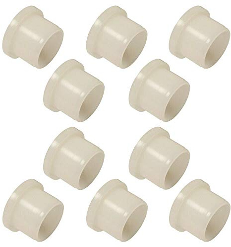 cyclingcolors 10x Boccole flangiate rondelle con bordo in plastica nylon 6.6 tondo isolamento imbottitura cuscinetto distanziatore (6 x 10 x 15 x 10 x 1,5mm)