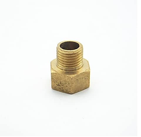 3/8 BSP. Innengewinde x 1/4 BSP. Männlicher Gewindeanschluss Messing-Rohranschlussverbinder