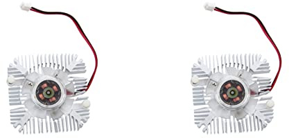 NONDK 2X Cooling Fan Cooler 55mm 2 VGA Video Card PC Heatsink 4800 RPM