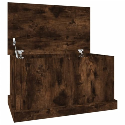 vidaXL Truhe Räuchereiche 70x40x38 cm Holzwerkstoff | Viel Platz für Ihre Sachen, aus robustem Holz gefertigt, funktioniert auch sehr gut als eine