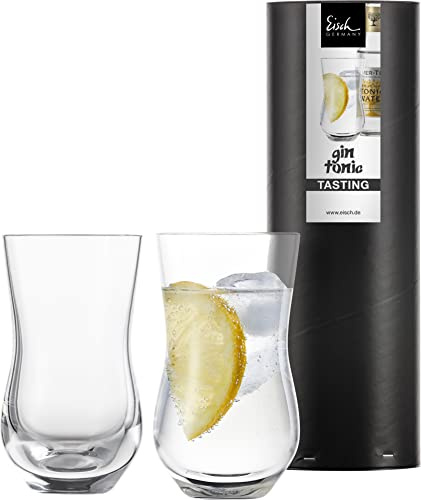 Topkapi elite 251.181 Gin Tonic Tasting Glas Set Tommy I 2 Stück Spezielle Gin Tonic Gläser I Spülmaschinenfest I Handarbeit I Bleifreies Kristallglas I Made in Germany