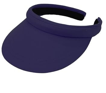 mh michael heinen Damen Visor, Sonnenhut, Schirmmütze, Sonnenschild, Sonnenvisier, Kopfbedeckung gepolstert, Flex-Verschluss, leicht, luftig navy OS
