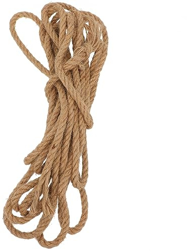 Abaodam Braided Twine Jute Twine for Packaging Handworked Rope for Party Craft for Wedding Supply for Climbing Plants