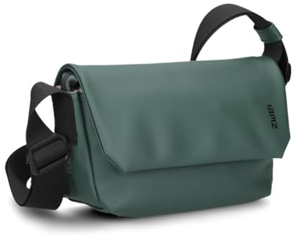 Zwei Unisex Umhängetasche Cargo CA40 kleine wasserfeste Tasche 1 Liter aus leichtem Hydroflex, Schlüsselband, verstellbarer Gurt, sportliche Crossbody-Bag für Damen Herren & Teenager