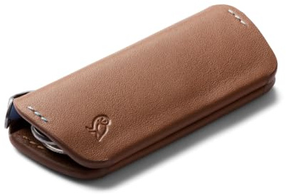 Bellroy Key Cover Plus – Third Edition (Leather Key Holder, Holds 4 – 8 Keys) - Hazelnut