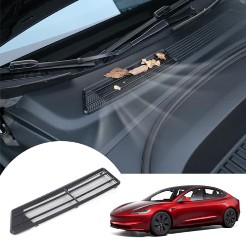 RAZOVEYI Air Intake Grille for Tesla 3 2024 - Air Flow Vent Protection Frame Cover Anti-blocking Air Inlet Grille Cover for 2024 Tesla Model 3 Highland Accessories
