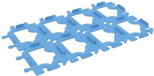 Feldherr 8er Set Kartenhalter für Spielkarten-Decks in Standardgröße (64 x 89) - Spielhilfe für bis zu 20 Karten - flach, modular und beliebig kombinierbar